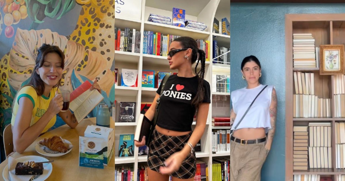 Livros viraram acessório de moda? Entenda por que influenciadoras estão posando com eles nas redes