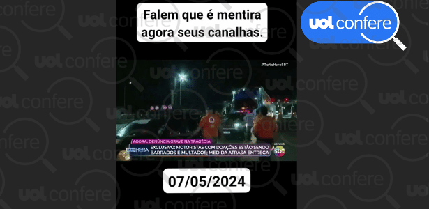 O que se sabe sobre caminhões multados com doações para o RS