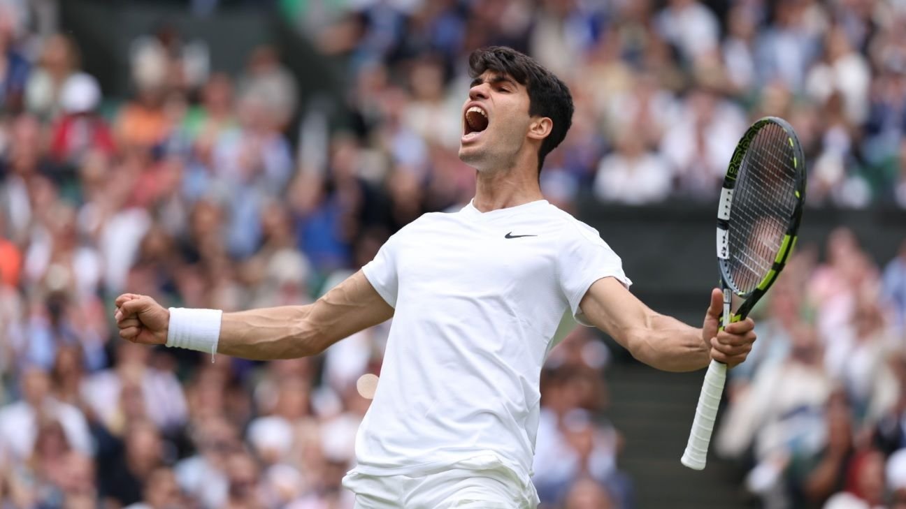 Wimbledon: Carlos Alcaraz volta à final pelo segundo ano seguido